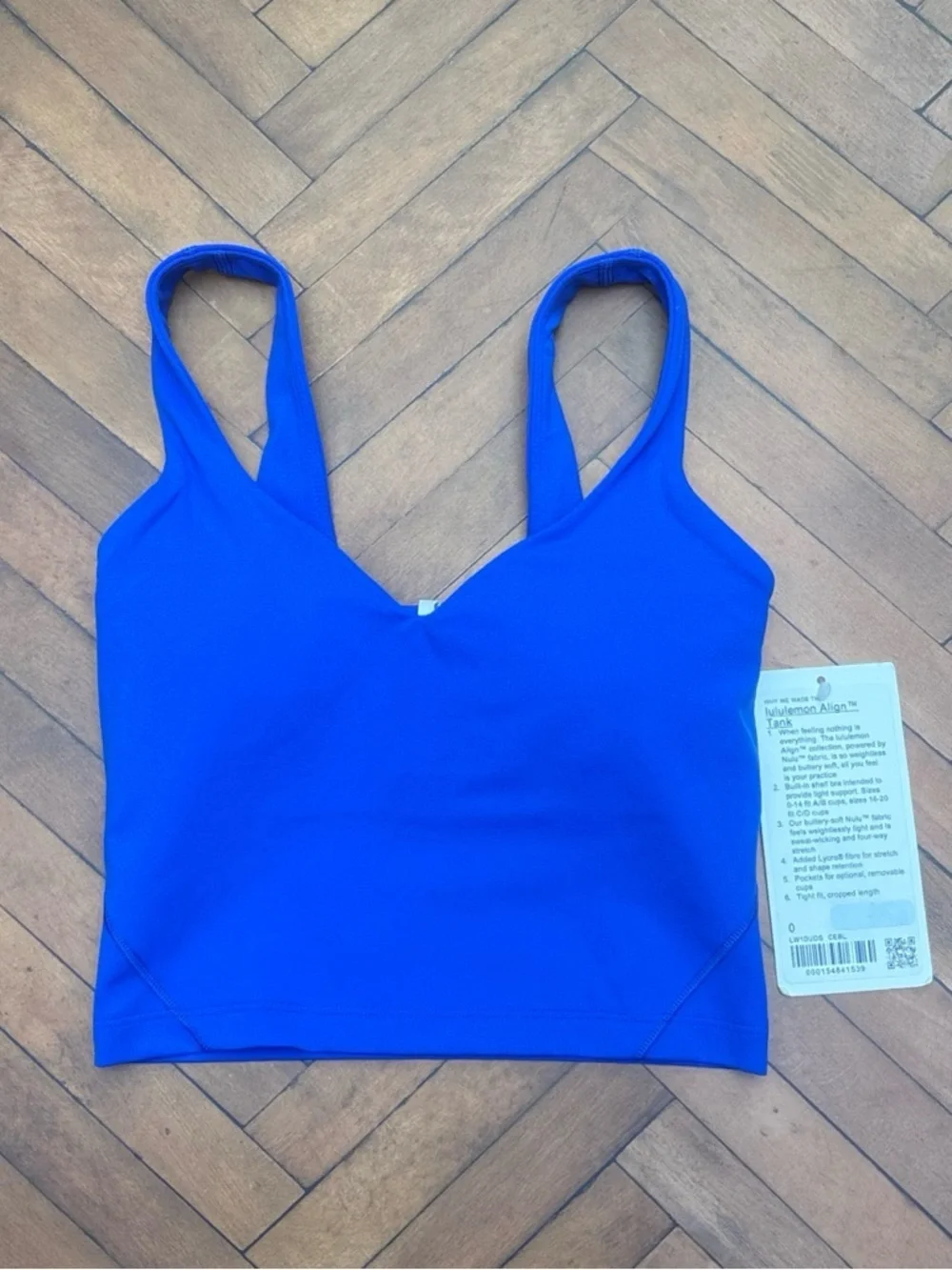 NWT Lululemon Align Tank Top In Cerulean Blue Size 0